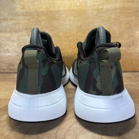 Adidas Fortarun 2.0 Cloudfoam Camouflage Womens Size 6 (5Y) Running Shoes - Picture 4 of 8